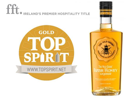 FFT.ie - Irish Honey Liqueur Wins Gold At Top Spirit 2021 Awards - The Wild Geese® Irish Premium Spirits Collection