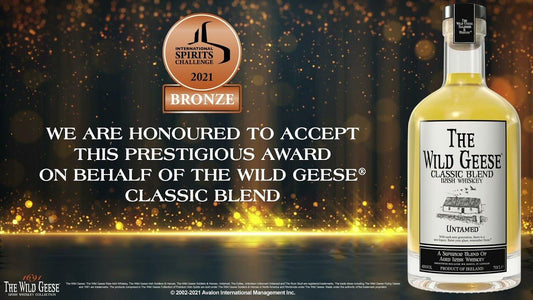 The Wild Geese Classic Blend Irish Whiskey Takes Bronze In International Spirits Challenge 2021 - The Wild Geese® Irish Premium Spirits Collection