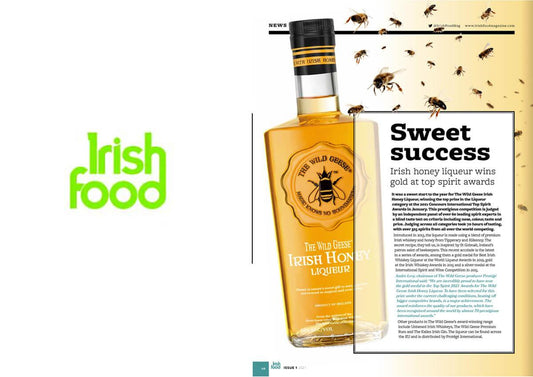 Irish Food Magazine – Irish Honey Liqueur Wins Gold At Top Spirit 2021 Awards - The Wild Geese® Irish Premium Spirits Collection