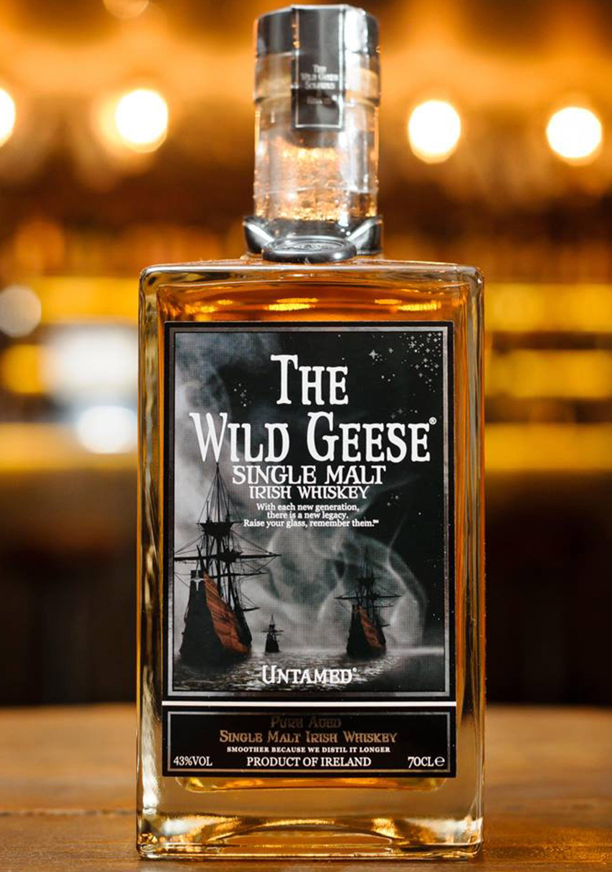 The Wild Geese® Single Malt Irish Whiskey - 700mL, 43% Alc. - The Wild Geese® Irish Premium Spirits Collection