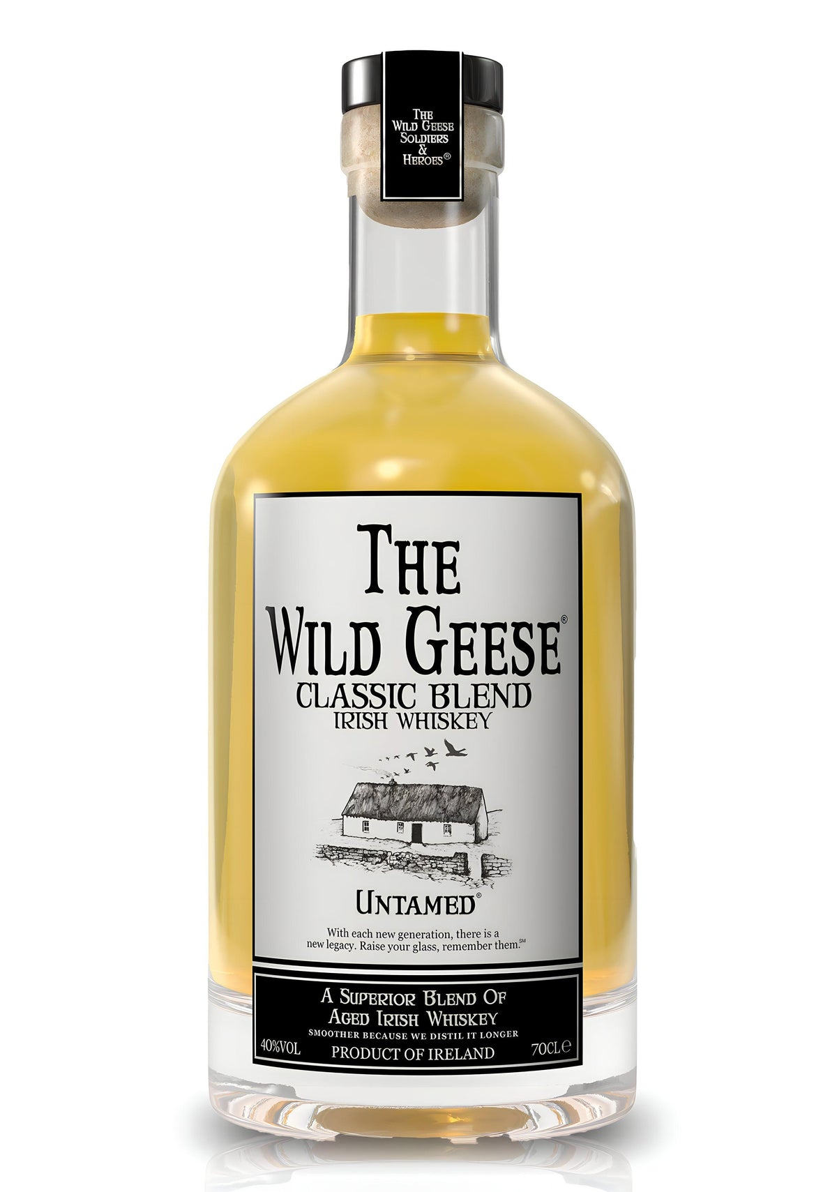 The Wild Geese® Irish Whiskey Classic Blend - 40% Alc. - The Wild Geese® Irish Premium Spirits Collection