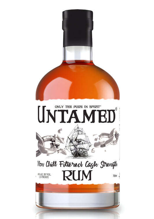 UNTAMED® Cask Strength Rum - 700mL, 60% Alc. - The Wild Geese® Irish Premium Spirits Collection